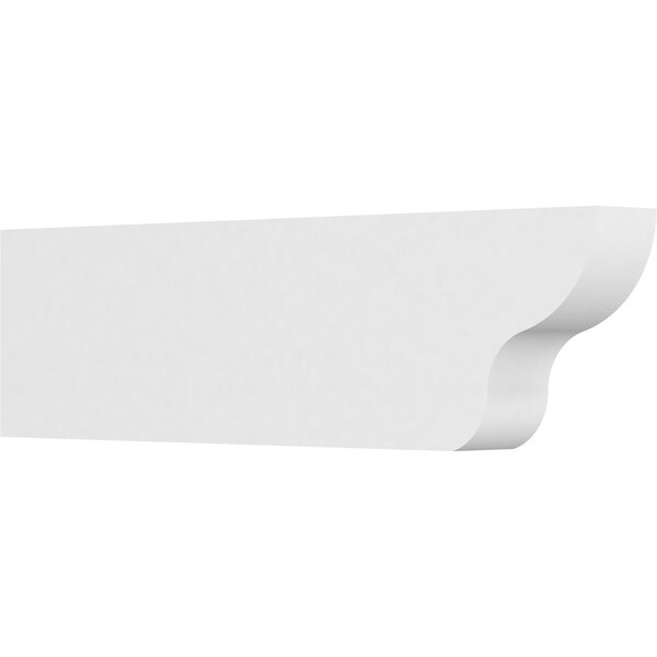 Ekena Millwork Standard Greensboro Architectural Grade PVC Rafter Tail, 4"W X 10"H X 36"L RFTP04X10X36GRN - main
